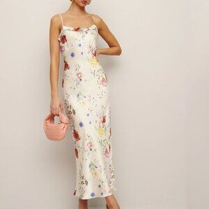NWT Reformation Aribella Silk Dress
